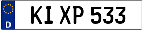 Truck License Plate